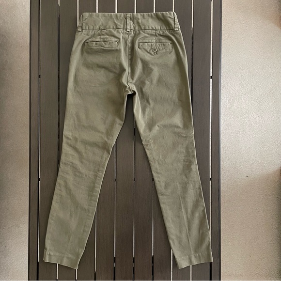 J. CREW GREEN CROPPED ANDIE CHINO PETITE PANTS!! - Picture 9 of 14